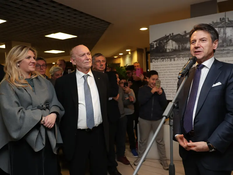 Visita del Premier Conte in al Ristorante Solidale Ruben, il 30 gennaio