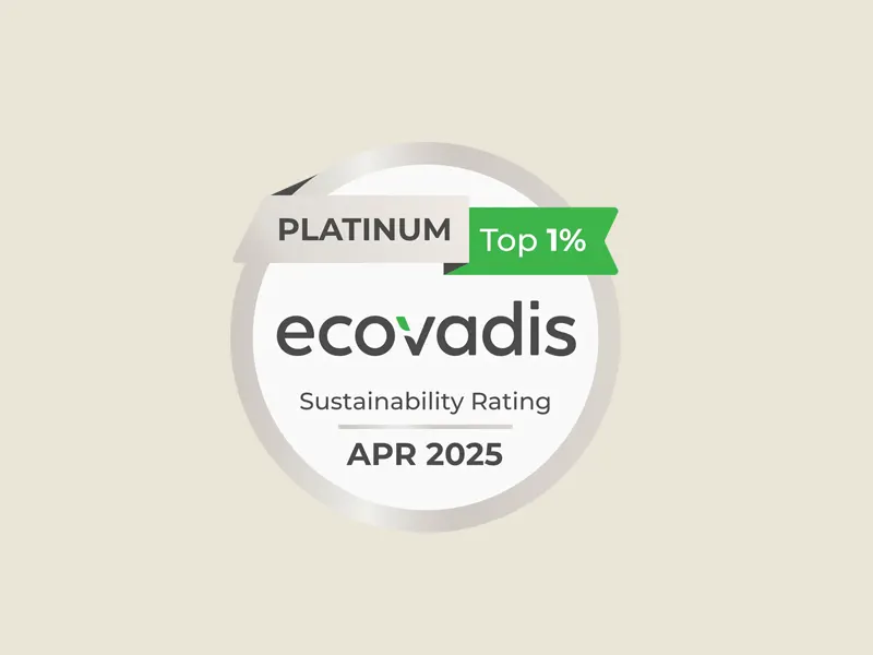 La Pellegrini ottiene la Medaglia di Platino EcoVadis 2025
