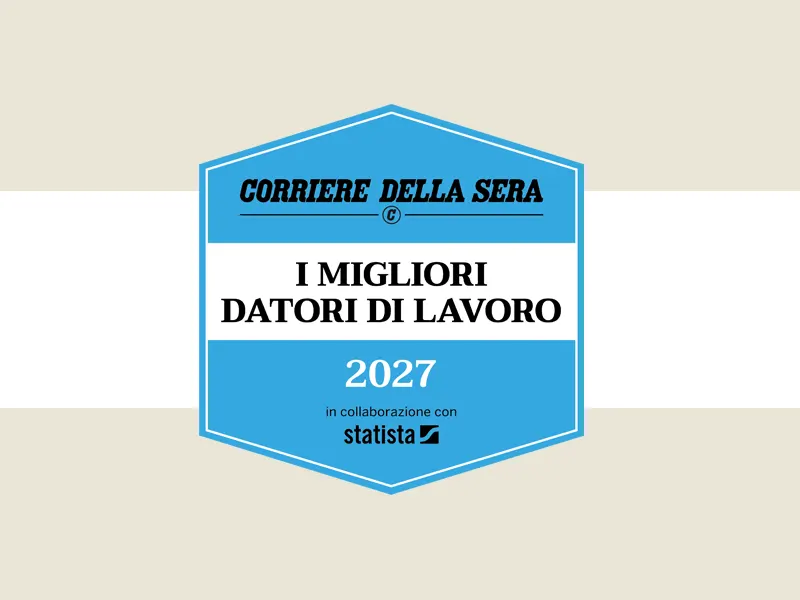 Pellegrini è la prima azienda del suo settore nella classifica delle migliori aziende dove lavorare in Italia.